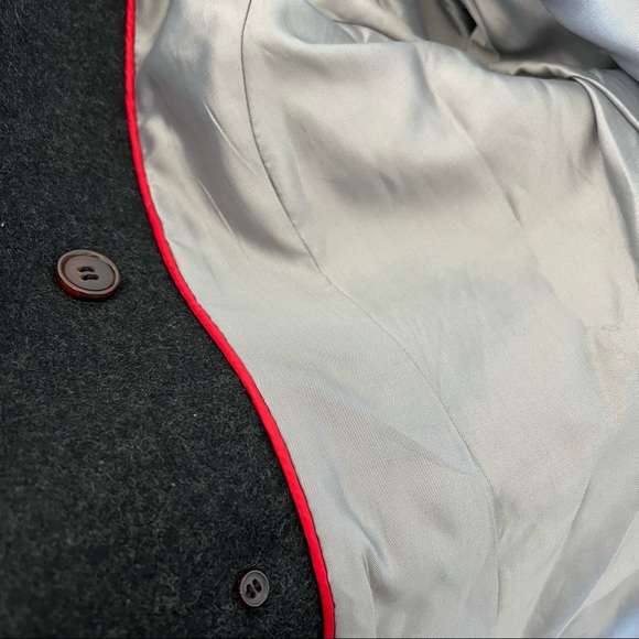 Seven7 Charcoal Gray Double Breasted Pea Coat - Picture 5 of 8